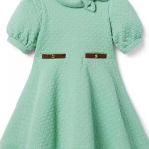 Janie and Jack The West Side Dress Seafoam Green NWT Size 3